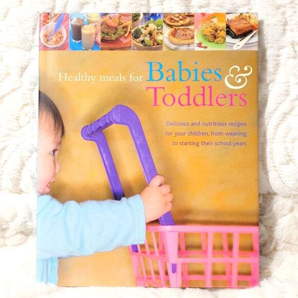 Healthy Meals for Babies and Toddlers Hardcover Cookbook - Picture 1 of 8